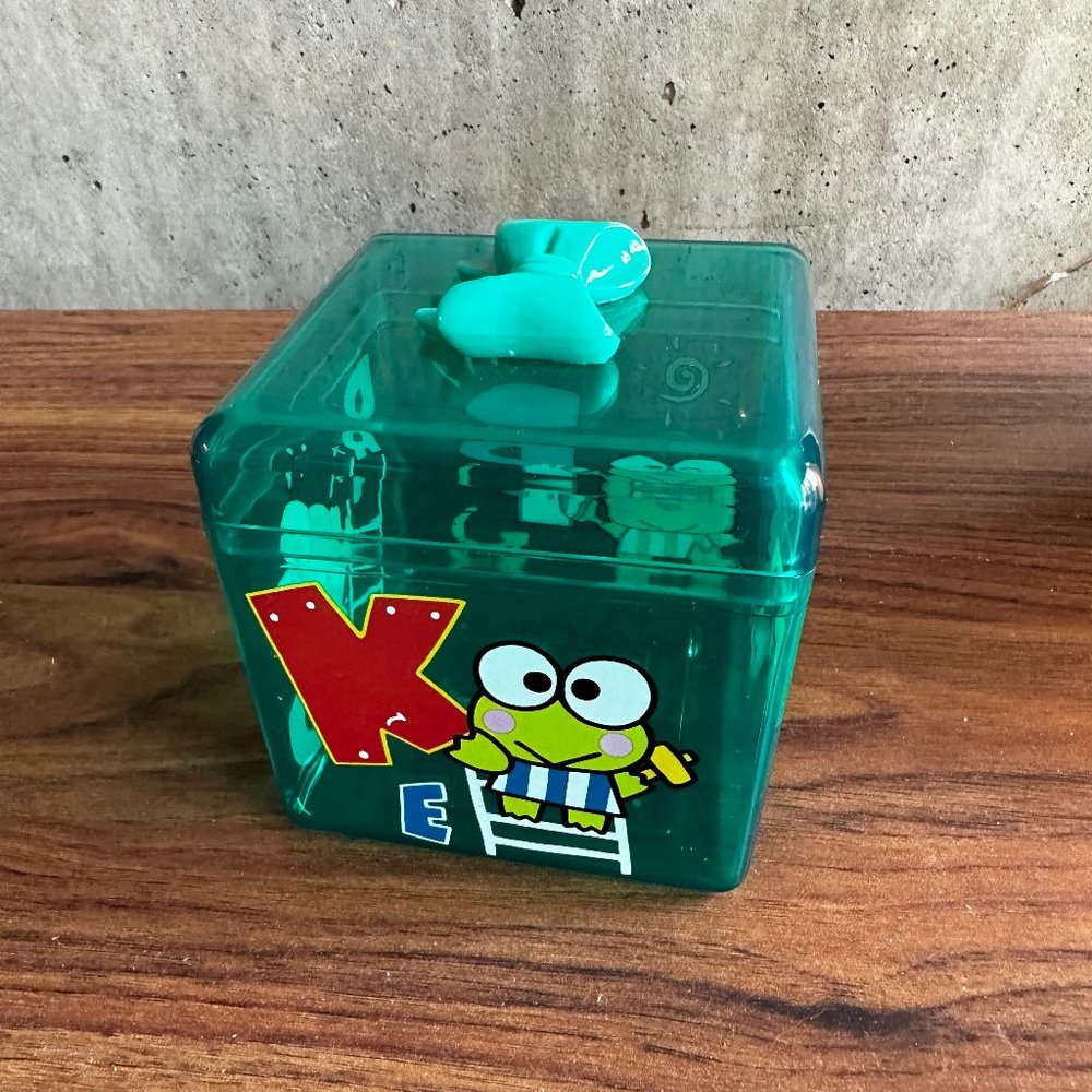 *Reserved* Vintage Keroppi Storage Container